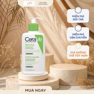 Sữa Rửa Mặt Giúp Sạch Sâu Cho Da Thường & Da Khô Cerave Developed With Dermatologists Hydrating Cleanser
